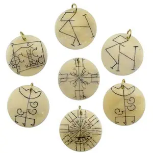 (set of 23) T ibetan Bone Charm various