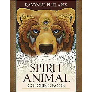 Spirit Animal coloring book by Ravynne Phelans