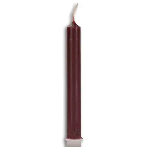 1/2" Brown Chime candle 20 pack