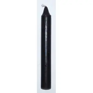 Black 6" household candle