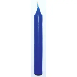 Blue 6" household candle