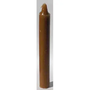 Brown 6" Household Candle