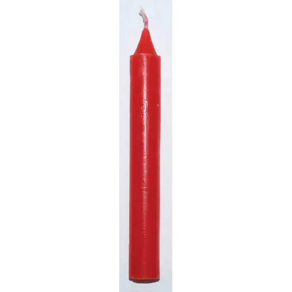 Red 6" Household Candle