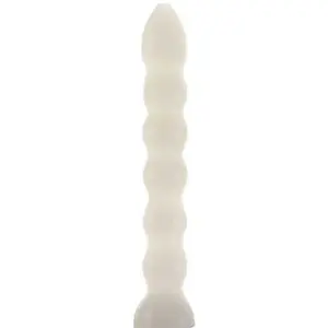6 1/2" White Seven Knob candles