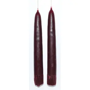 7" Dark Red taper pair