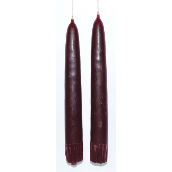 7" Dark Red taper pair