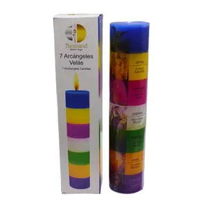 6 3/4" 7 Archanglkes Pillar candle