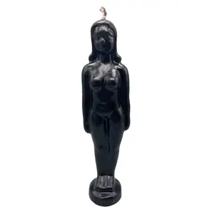 6 3/4" Black Woman candle