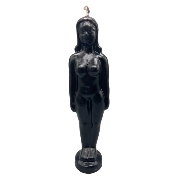 6 3/4" Black Woman candle