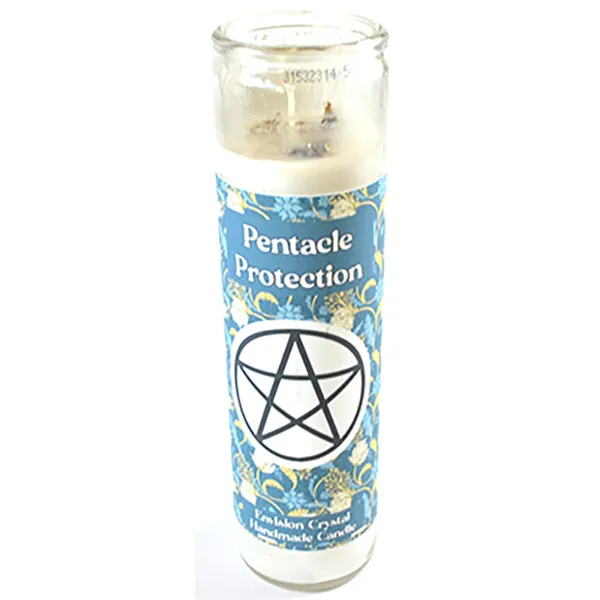 Pentacle Protection aromatic jar candle