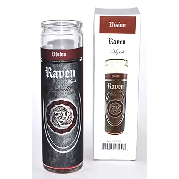 90 hr Raven (Myrrh) jar candle