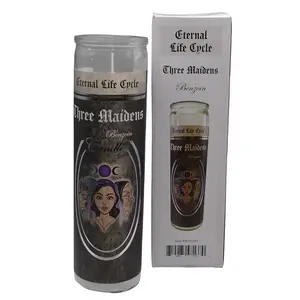 90 hr Three Maidens (Benzoin) jar candle