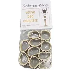 (set of 10) Votive Peg Adapter