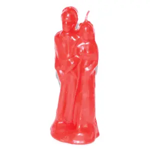 6" Marriage Red candle