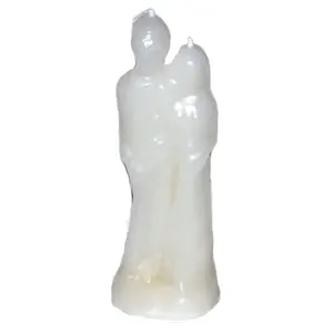 6" Marriage White candle