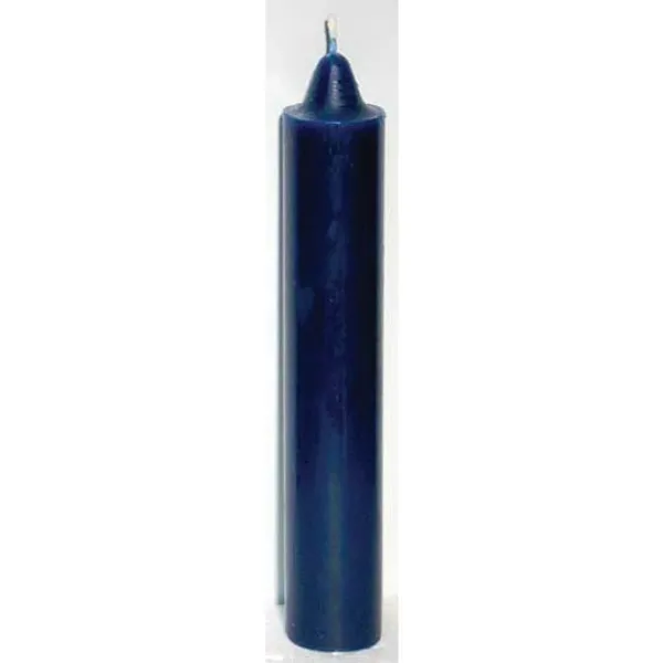 9" Blue pillar candles