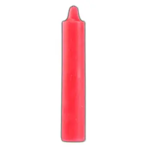 9" Pink pillar candle