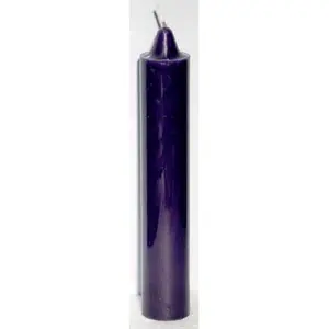 9" Purple pillar candle