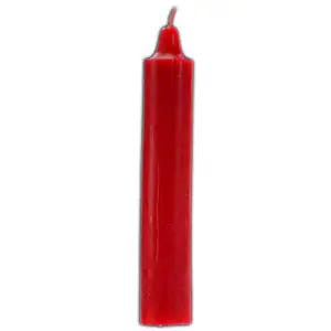 9" Red pillar candle
