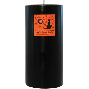 Black Cat pillar candle 3" x 6"
