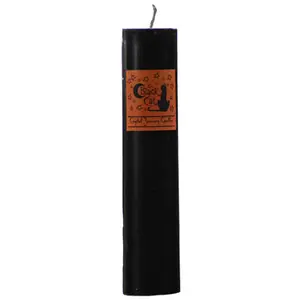 Black Cat pillar candle