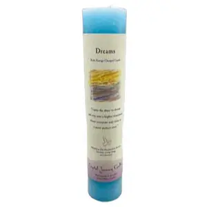Dreams Reiki Charged Pillar candle