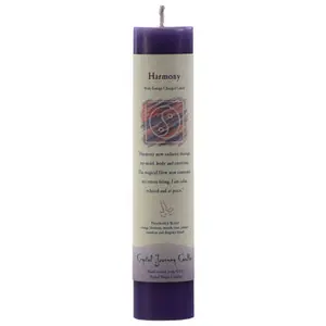 Harmony Reiki Charged pillar candle
