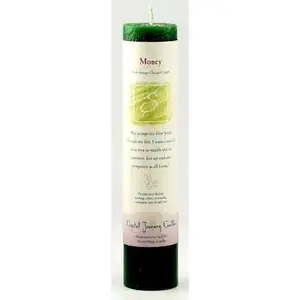 Money Reiki Charged Pillar Candle
