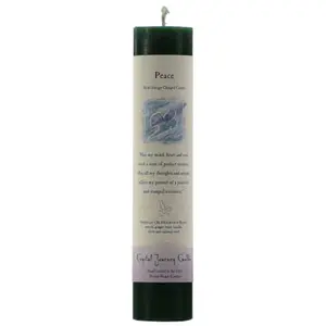Peace Reiki Charged pillar candle