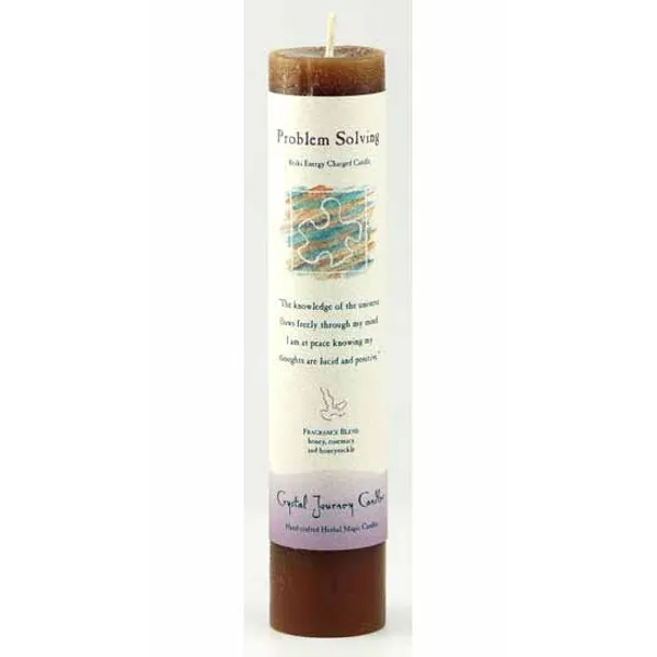 Problem Solving Reiki Charged Pillar Candle