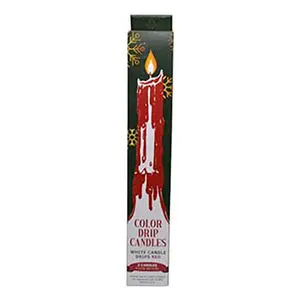 (set of 2) Red Drip candles