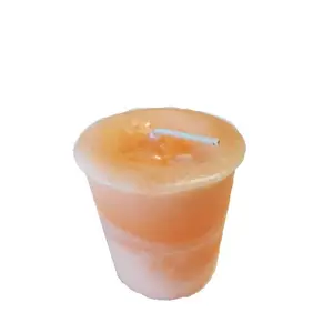 Compassion herbal votive - peach