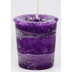 Healing Herbal votive - purple