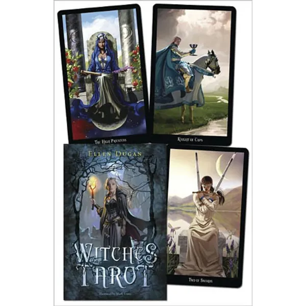 Witches tarot (deck & book) by Ellen Dugan