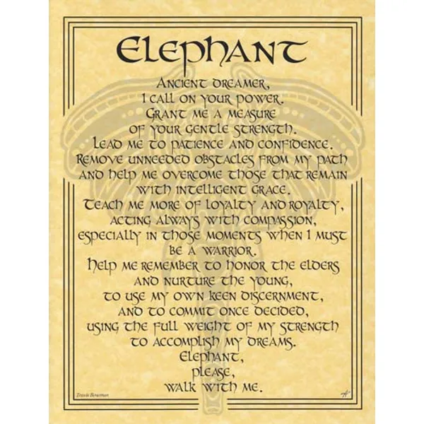 Elephant Prayer poster