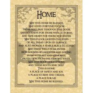 Home Blessing poster