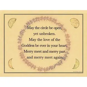 May The Circle Be Open Yet Unbroken poster