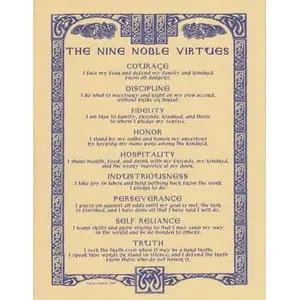 Nine Noble Virtues poster
