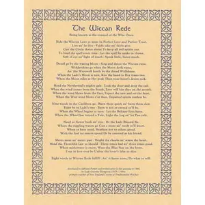 Wiccan Rede(long poem) poster