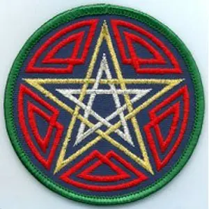 Celtic Pentagram patch 3"