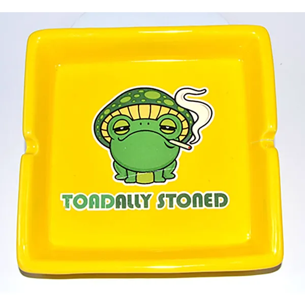4 3/4" Toadally Stoned ashtray