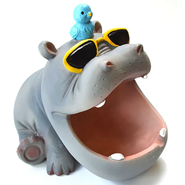 5 1/2" Hippo ashtray