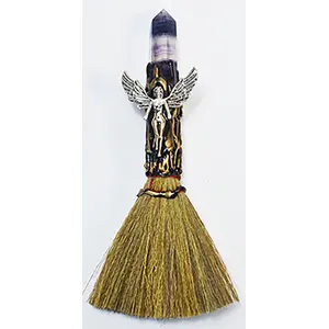 7 1/2" Angel W Crystal broom