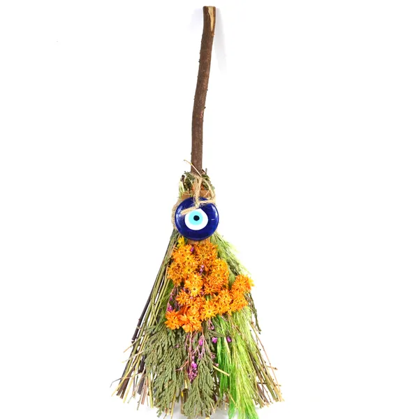 11" Evil Eye Herb broom