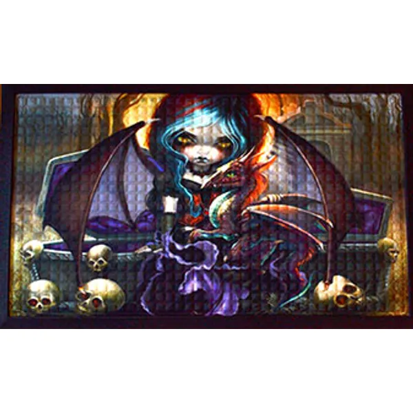 17 5/8" x 19 1/2" Vampire Girl doormat