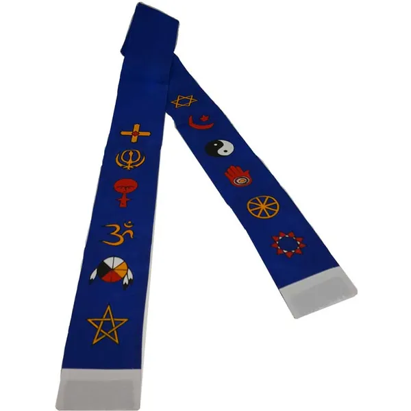 Interfaith Ministers Stole blue/ white