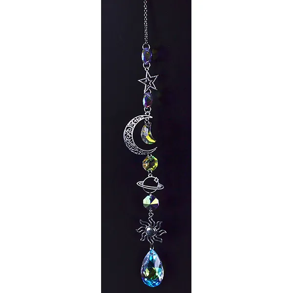 17" Celestial Crescent sun catcher