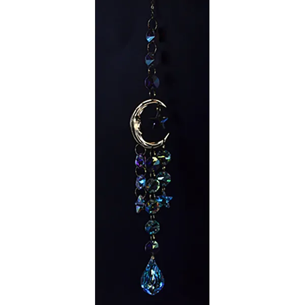 18" Crescent Moon sun catcher
