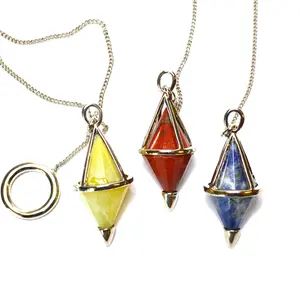 Double Terminated Mixed stones pendulum