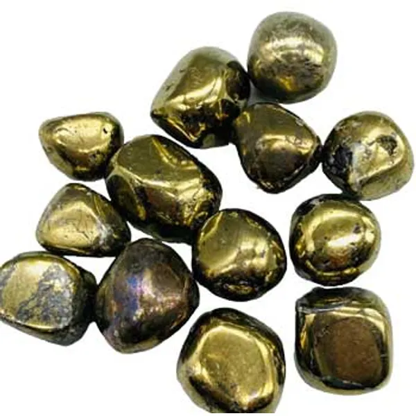 1 lb Chalcopyrite tumbled stones
